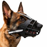 Valkyrie Köpek Ağızlığı Size 4 25-35 Kg Büyük Irk Ayarlanabilir Nefes Alabilir Plastik Güvenlik Ağızlığı