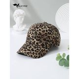 Valkyrie Leopar Desenli Şapka Kadın Erkek Ayarlanabilir Snapback Baseball Cap Spor Günlük Şapka - Kahverengi - Standart