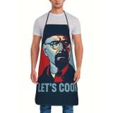 Valkyrie Let’s Cook Baskılı Komik Mutfak Önlüğü Unisex Ayarlanabilir Askılı Walter White
