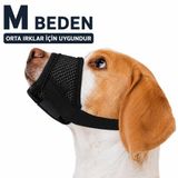 Valkyrie M Beden Köpek Ağızlığı Fileli Nefes Alabilen Ayarlanabilir Cırtlı Güvenli Köpek Ağızlığı