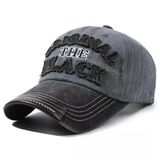 Valkyrie Original The Black Nakışlı Unisex Beyzbol Şapkası Vintage Eskitme Pamuk Ayarlanır Bordo