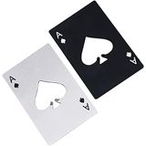 Valkyrie Poker Kart Maçı As'ı Paslanmaz Çelik Şişe Açacağı Gümüş