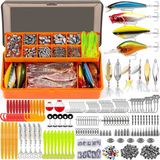 Valkyrie Profesyonel Balık Avı Seti – 354 Parça Yem, Kanca, Kurşun, Sahte Yem Kutulu Full Set