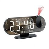 Valkyrie Projeksiyon Çift Alarm Dereceli Led Masa Saati Çok Renkli