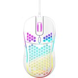 Valkyrie RGB Led Işıklı 6 Tuşlu 7200DPI Gaming Oyuncu Mouse Beyaz