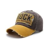 Valkyrie Rock Eskitme Trucker Şapka Unisex Metal Tokalı Ayarlanabilir Vintage Hardal