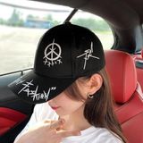 Valkyrie Trucker Şapka Unisex Metal Tokalı Ayarlanabilir Beyzbol Siyah