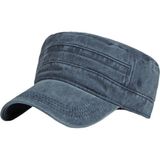 Valkyrie Unisex Lacivert Yıkamalı Eskitme Şapka Ayarlanabilir Castro Kep Günlük Spor Şapka - Standart