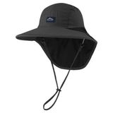 Valkyrie Unisex Outdoor Geniş Siperlikli Şapka Uv Koruma UPF50+ Boyun Korumalı Güneş Şapkası Kamp Balıkçılık Trekking Siyah - Standart