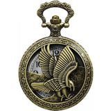 Valkyrie Vintage Kartal Motifli Retro Kostekli Cep Saati - Besiktas Saat - Kutulu Hediyelik