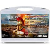 Vallejo 70252 80X18 Ml. Genel Modelcilik Renkleri ve Taşıma Çantası, Model Color Serisi Model Boyası Seti - Çok Renkli