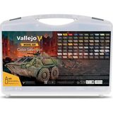 Vallejo 71171 80X18 Ml. Model Air Boya ve Saklama Çantası, Model Air Serisi Model Boyası Seti - Çok Renkli