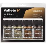Vallejo 73125 35 Ml. Loam Brown, Model Boyası Pigmenti - Çok Renkli