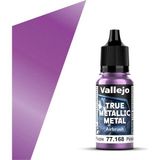Vallejo 77168 18 Ml. Amethyst Purple, Airbrush, True Metallic Metal (Tmm) Serisi Model Boyası - Çok Renkli