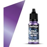 Vallejo 77169, 18 Ml. Celestial Violet Airbrush True Metallic Metal Maket Boyası