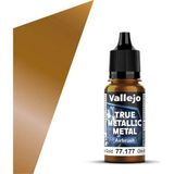 Vallejo 77177 18 Ml. Arcane Gold, Airbrush, True Metallic Metal (Tmm) Serisi Model Boyası - Çok Renkli