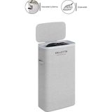 Valletta Paloma 40L Tek Yıkanabilir Bölmeli Katlanabilir Kumaş Kirli Çamaşır Sepeti Light Gray - Açık Gri