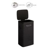 Valletta Paloma 60L Tek Yıkanabilir Bölmeli Katlanabilir Kumaş Kirli Çamaşır Sepeti Ink Black
