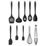 Valletta Salvatore Isıya Dayanıklı Yapışmaz Silikon Spatula Set
