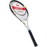 Valley 27 Inç Yetişkin Tenis Raketi ve Deluxe Tenis Çantası (L2),siyah - Beyaz Grip L2