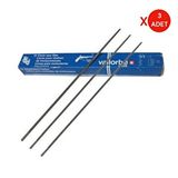 Vallorbe 3/16'' Zincir Bileme Eğesi (4.8mm) 3 Adet Antrasit