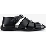 Valmenti 1152 1520 Nero Siyah Erkek Düz Sandalet