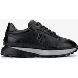 Valmenti Erkek Deri Siyah Sneakers & Spor Ayakkabı 383 6400 Erk Ayk Y25 Syh Slvr/syh Fltr
