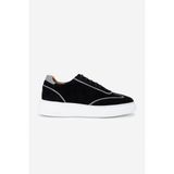 Valmenti Erkek Deri Siyah Süet Sneakers & Spor Ayakkabı 1092 202502 Erk Ayk Y25 Sıyah Suet