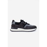 Valmenti Erkek Deri Sneakers & Spor Ayakkabı 1093 1235 Erk Ayk Y25 Syh/Grı Bsk - Siyah