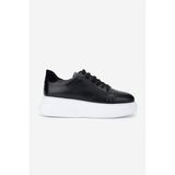 Valmenti Erkek Deri Sneakers & Spor Ayakkabı 771 35110 Erk Ayk Y25 Sıyah Dr/byz - Siyah - Beyaz
