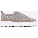 Valmenti Erkek Hakiki Deri Bej Sneakers & Spor Ayakkabı 1171 25-462 Erk Ayk Y26 Bej Lıno