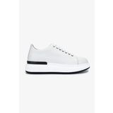 Valmenti Erkek Hakiki Deri Beyaz Sneakers & Spor Ayakkabı 381 VAL-19669 ERK AYK Y25 BEYAZ