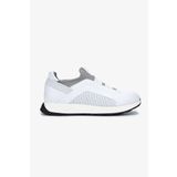 Valmenti Erkek Hakiki Deri Beyaz Sneakers & Spor Ayakkabı 383 VAL-6094 ERK AYK Y25 BEYAZ SLVR