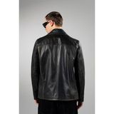 Valmenti Erkek Hakiki Deri Deri Mont 993 Shelby Erk Derımont SK25/26 Sıyah Dokme - 2XL - Siyah