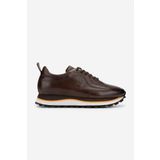 Valmenti Erkek Hakiki Deri Kahverengi Sneakers & Spor Ayakkabı 383 VAL-4516 ERK AYK Y25 KAHVE DR