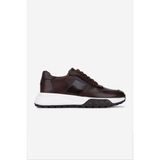 Valmenti Erkek Hakiki Deri Kahverengi Sneakers & Spor Ayakkabı 864 1071 Erk Ayk SK25-26 Kahve