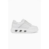 Valmenti Erkek Hakiki Deri Kırık Beyaz Sneakers & Spor Ayakkabı 298 3192-7585 ERK AYK SK25-26 OFF WHITE