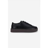 Valmenti Erkek Hakiki Deri Siyah Deri Sneakers & Spor Ayakkabı 1111 502 ERK AYK Y25 SIYAH DR