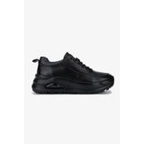 Valmenti Erkek Hakiki Deri Siyah Deri Sneakers & Spor Ayakkabı 381 21178 ERK AYK Y25 SIYAH DR