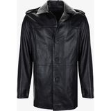 Valmenti Erkek Hakiki Deri Siyah Jumbo Mont 616 MZ-101 Erk Derımont SK25/26 Sıyah Jumbo - 2XL