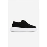 Valmenti Erkek Hakiki Deri Siyah Nubuk Sneakers & Spor Ayakkabı 871 1207 ERK ERK Y25 SIYAH NBK