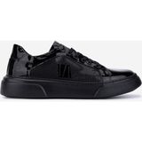 Valmenti Erkek Hakiki Deri Siyah Rugan Sneakers & Spor Ayakkabı 1163 2027 Erk Ayk SK25-26 Sıyah Rgn