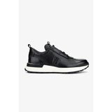 Valmenti Erkek Hakiki Deri Siyah Sneakers & Spor Ayakkabı 1093 079 ERK AYK Y25 SIYAH ALK