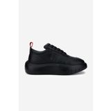 Valmenti Erkek Hakiki Deri Siyah Sneakers & Spor Ayakkabı 1103 19551 ERK AYK Y25 SIYAH