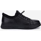 Valmenti Erkek Hakiki Deri Siyah Sneakers & Spor Ayakkabı 1204 0461-2297 Erk Ayk Y26 Sıyah Atlas
