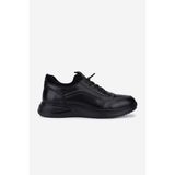 Valmenti Erkek Hakiki Deri Siyah Sneakers & Spor Ayakkabı 298 2625-7102 ERK AYK SK25-26 SIYAH ATLAS