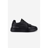 Valmenti Erkek Hakiki Deri Siyah Sneakers & Spor Ayakkabı 352 23106 Erk Ayk SK25-26 Siyah Bnckl