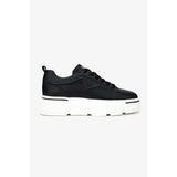 Valmenti Erkek Hakiki Deri Siyah Sneakers & Spor Ayakkabı 381 22524 ERK AYK SK25-26 SIYAH MAT