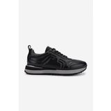 Valmenti Erkek Hakiki Deri Siyah Sneakers & Spor Ayakkabı 383 VAL-5960 ERK AYK Y25 SIYAH SLVR