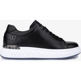 Valmenti Erkek Hakiki Deri Siyah Sneakers & Spor Ayakkabı 698 1225-7 Erk Ayk SK25-26 Sıyah Dr - Siyah Deri